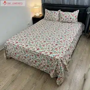 bed sheet floral