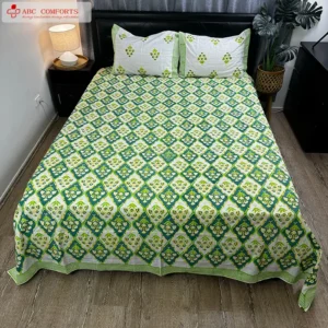 block batik bed sheet queen