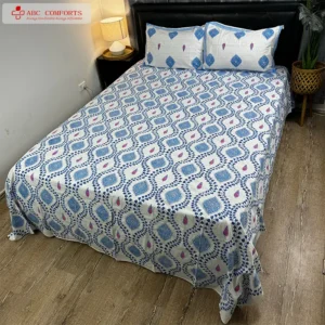 block batik bed sheet queen