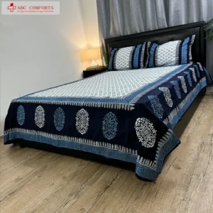 block batik bed sheet queen