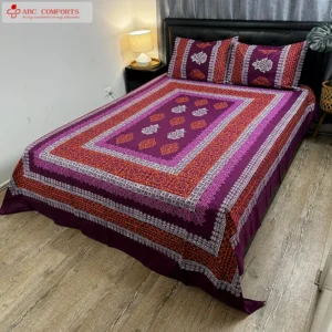 block batik bed sheet queen