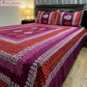 block batik bed sheet queen