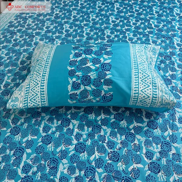 block batik bed sheet queen