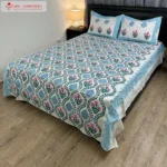 block batik bed sheet queen