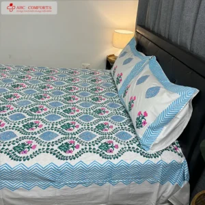 block batik bed sheet queen