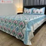 block batik bed sheet queen